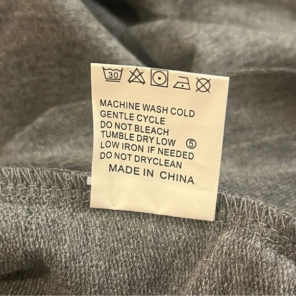 “Can I Pet That Dog?” Lightweight Gray Sweatshirt Skeleton Dog Lover M, L, XL - Picture 9 of 10